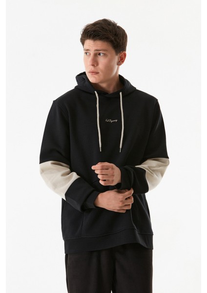 The Good Yazı Baskılı Kanguru Cepli Kapüşonlu Sweatshirt