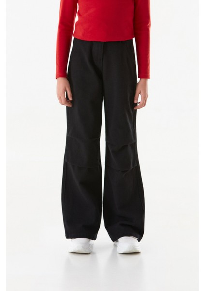 %100 Pamuk Beli Lastikli Kız Çocuk Palazzo Pantolon fiyatları