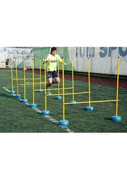 Slalom Slolom Takımı Takozlu Antrenman Seti 12'li Set