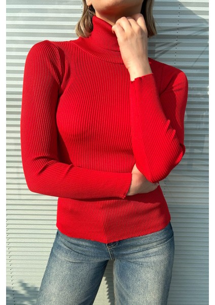 Kadın Fitilli Balıkçı Kazak 5611 modelleri