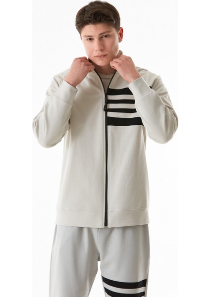 Yanı Şeritli Dik Yaka Sweatshirt fiyatları