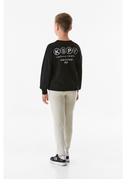 Beli Lastikli Çift Cepli Çimalı Jogger Unisex Çocuk Eşofman Altı indirimleri