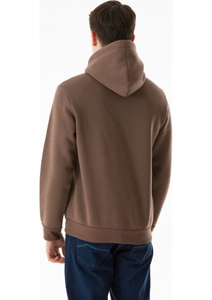 3 Iplik Ny Baskılı Kapüşonlu Sweatshirt fırsatları