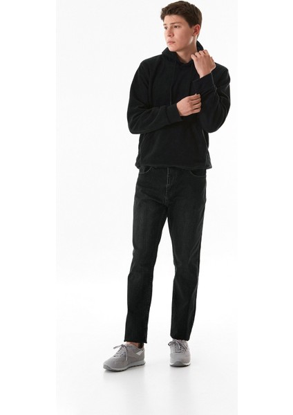 Fermuarlı Straight Jean Pantolon indirimleri