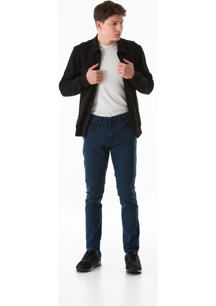 Fermuarlı Regular Pantolon