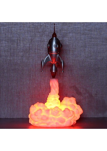 USB 3 Boyutlu Fırlayan Roket Dekoratif Gece Lambası (Yurt Dışından) fiyatları