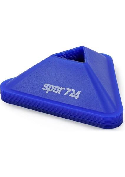 Üçgen Mavi Antrenman Çanağı 10 Lu