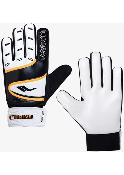 LA-2636 Kaleci Eldiveni Beyaz-F.turuncu