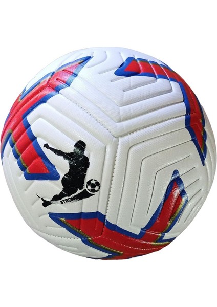 Futbol Topu No 5 Beyaz Kırmızı BSF-022