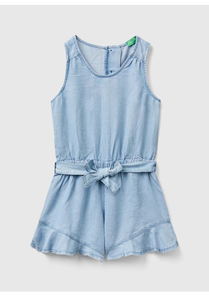 Açık Indigo Kız Çocuk Salopet 4FFKCT00T