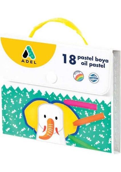 Pastel Boya Çanta 18'li
