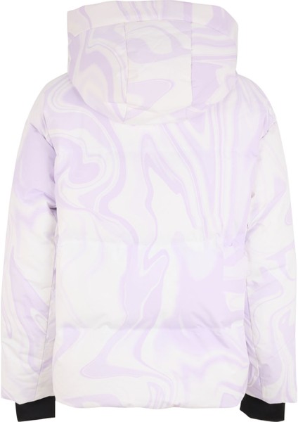 Beyaz - Lila Kadın Kayak Montu D4WL-MNT3184 fiyatları