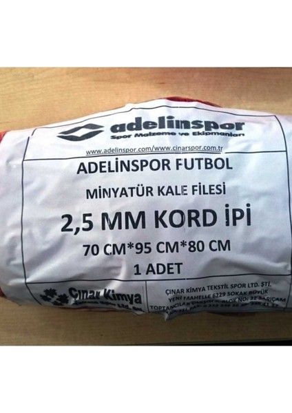 75 90 60 cm Minyatür Kale Filesi