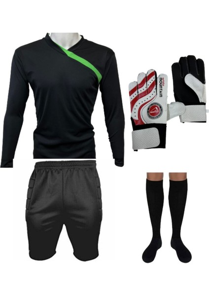 Kaleci Takımı Forma+ Şort+ Çorap Kaleci Eldiven Set
