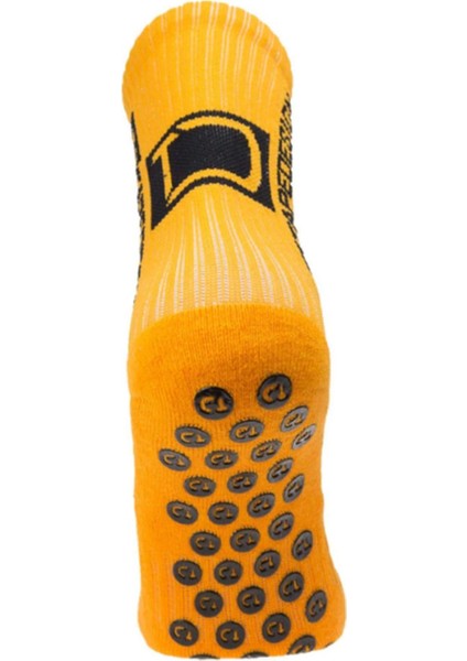 Unisex Sarı Anti Slip Socks Kaymaz Silikon Havlu Taban Dikişsiz Maç Pro Sporcu Çorabı fırsatları