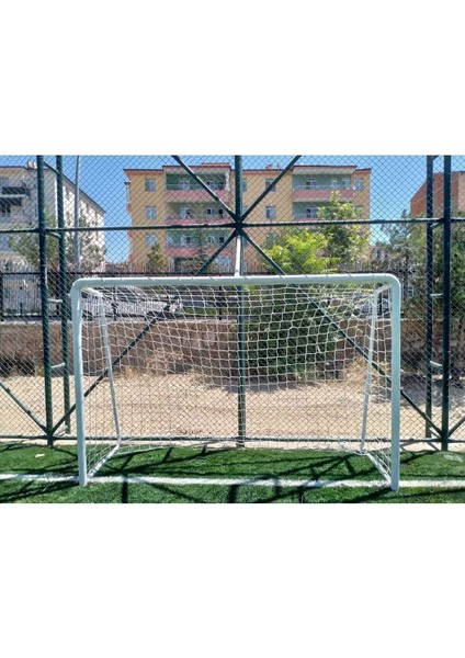 Kale Filesi 4,5x2 Metre 1 Çift Kalınlık 6mm Derinlik 50CM Futbol Kale Filesi