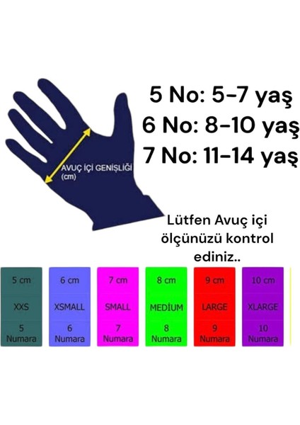 Markaj Çocuk Kemikli Kaleci Eldiveni Futbol Çorabı Bilek Bandajlı Parmak Destekli Kaleci Eldiveni 7