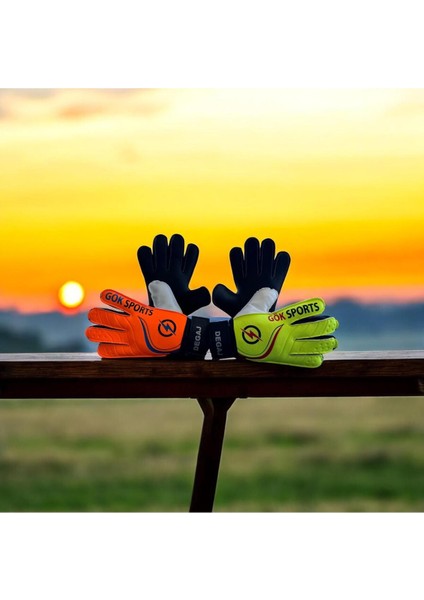 Degaj Çocuk Kaleci Kapıcı Eldiveni Junior Kidz Goalkeeper Gloves Bilek Bandajlı 5-6-7 fiyatları