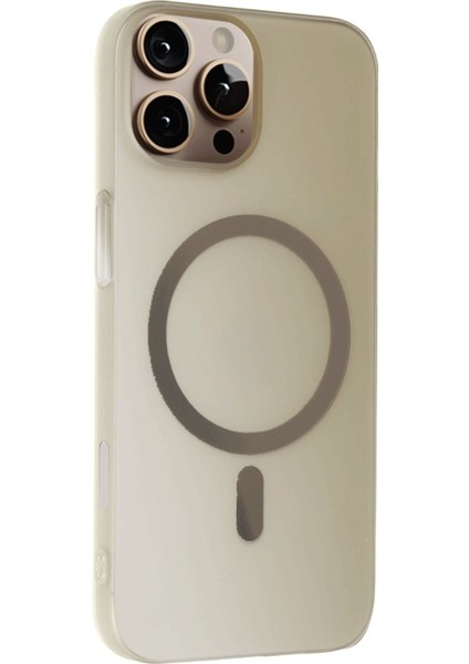 iPhone 16 Pro Max Uyumlu Kılıf Sert Pc Slim Ultra Ince Sararmaz Magsafe Kapak