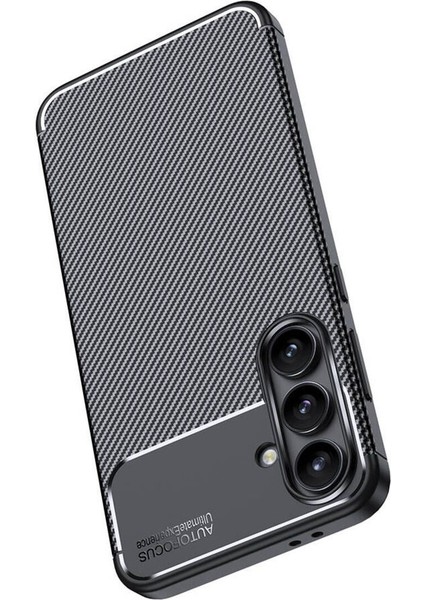 Samsung Galaxy S24 Fe Uyumlu Kılıf Kamera Korumalı Karbon Tasarım Kapak