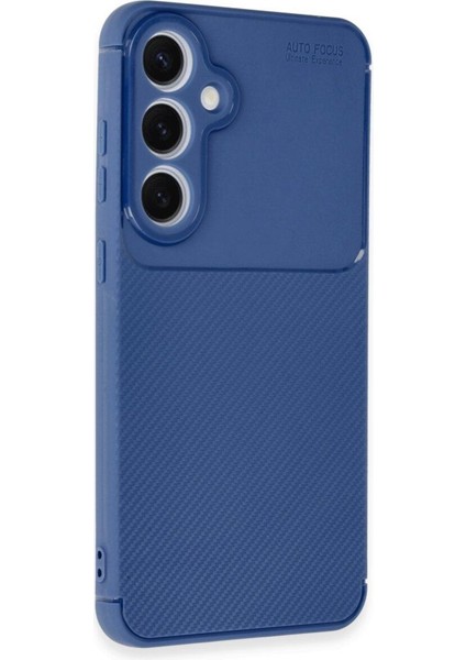 Samsung Galaxy S24 Fe Uyumlu Kılıf Kamera Korumalı Karbon Tasarım Kapak