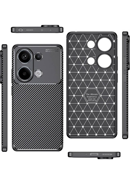 Xiaomi Redmi Note 13 Pro 4g ve Poco M6 Pro 4g Uyumlu Kamera Korumalı Iz Yapmaz Kapak