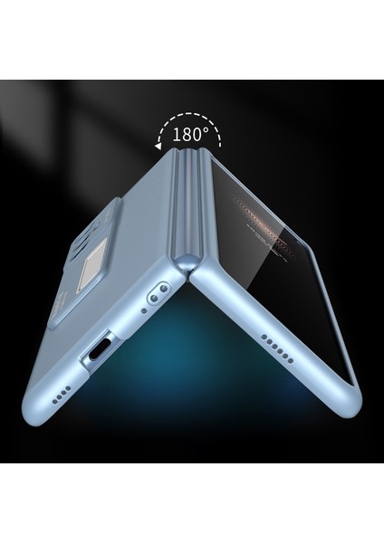 Xiaomi Mix Fold Kılıf Entegre Temperli Cam Ekran Filmi Pc Telefon Kapağı-Mavi Için (Yurt Dışından)