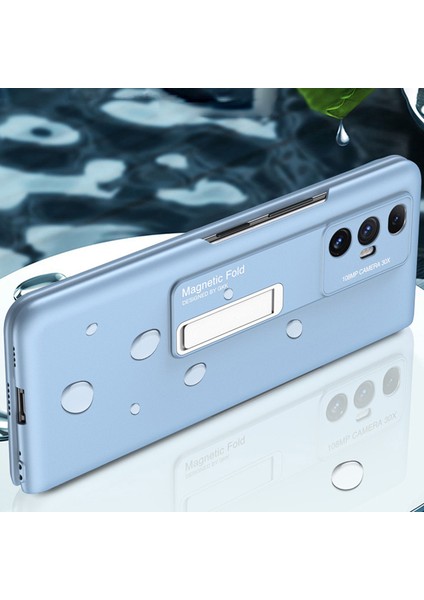 Xiaomi Mix Fold Kılıf Entegre Temperli Cam Ekran Filmi Pc Telefon Kapağı-Mavi Için (Yurt Dışından)