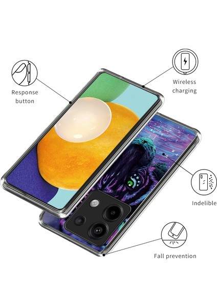 Xiaomi Redmi Note 13 Pro 5g Ince Kılıf Desen Baskı Darbeye Dayanıklı Tpu Telefon Kapak-Stil H Için (Yurt Dışından) modelleri