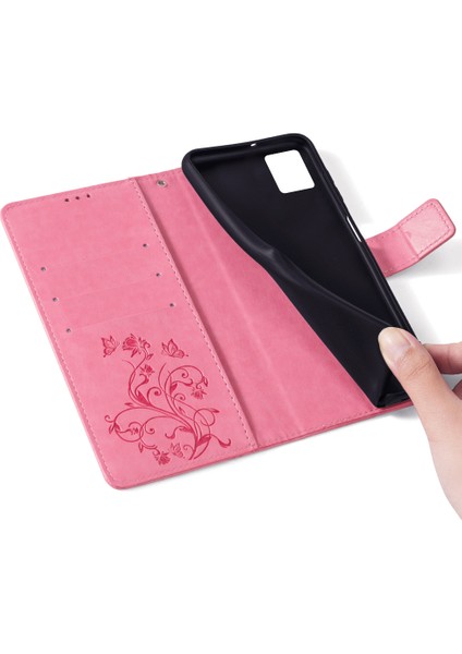 Xiaomi 14 Kılıf Çiçek Deri Cüzdan Telefon Kapağı-Pembe (Yurt Dışından) indirimleri