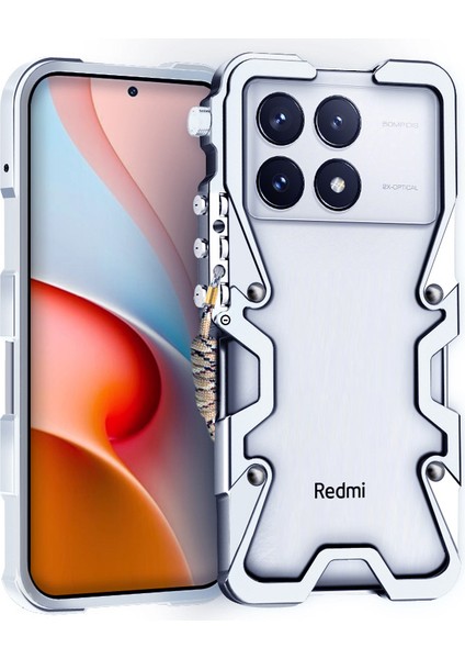 Xiaomi Poco F6 Pro 5g Champion Edition Kılıf Mekanik Kol Kabuk-Gümüş Için (Yurt Dışından) modelleri