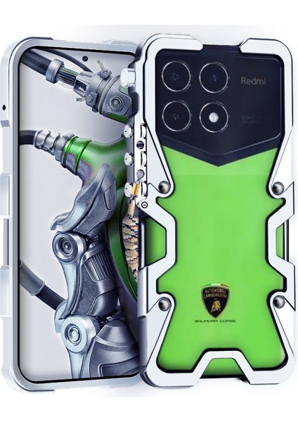 Xiaomi Poco F6 Pro 5g Champion Edition Kılıf Mekanik Kol Kabuk-Gümüş Için (Yurt Dışından) indirimleri