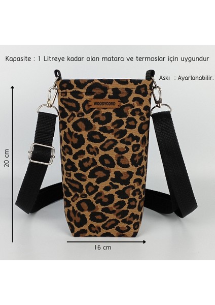 1 Litrelik Matara Kılıfı Su Şişesi Taşıma Çantası Water Bottle Bag