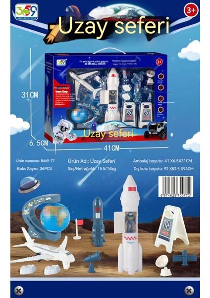 Çocuk Astronot Model Havacılık Oyuncak (Yurt Dışından)