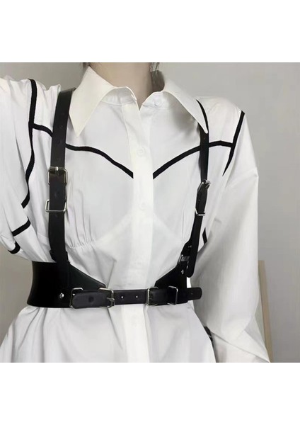 Pu In Bel Göğüs Altı Yelek Steampunk (Yurt Dışından) fırsatları