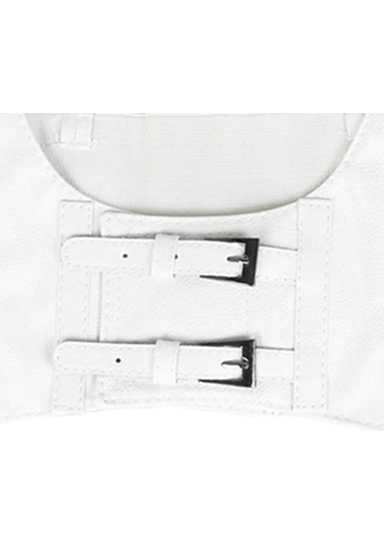 Deri Elastik Bant Bel Kemeri Waspie Korse Underbust Kovboy (Yurt Dışından)