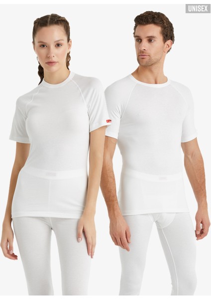 Unisex Termal Tişört 2. Seviye 9258 - Beyaz