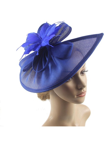 Fascinator Ş Kadın Kı Çay Partisi Düğün Mavi (Yurt Dışından)