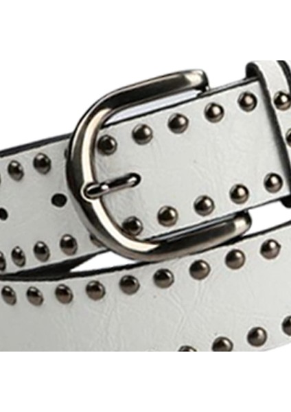 Taşınabilir Punk Perçin Bel Kayışı Ince 3.5 × 105CM (Yurt Dışından)