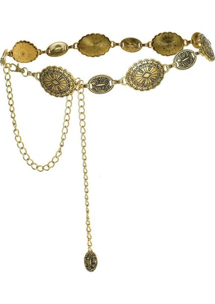 Kadın Bel Zincir Vücut Bağlantı Dekoratif Altın (Yurt Dışından) modelleri