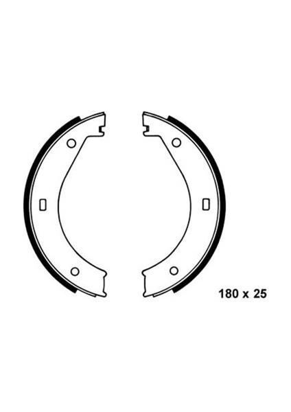 0986487211 El Fren Balatası Pabuç Bmw E31 E32 E34 E36 M3 E37 34211154926