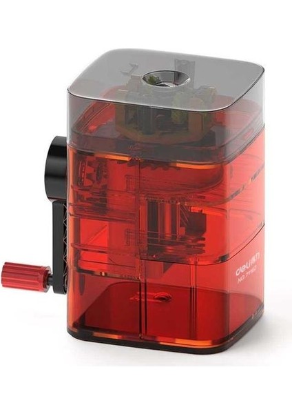 Masa Üstü Saydam Kırmızı Kalemtraş (Yurt Dışından)