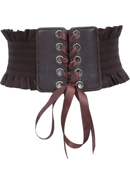 Kadın Charm Geniş Underbust Cosplay Strechy Yüksek Bel (Yurt Dışından)