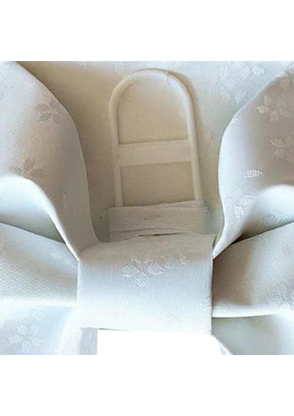 Jakarlı Geniş Bel Askısı Klasik Çiçek Desenli Beyaz Çocuk 13CMX106CM (Yurt Dışından) fırsatları