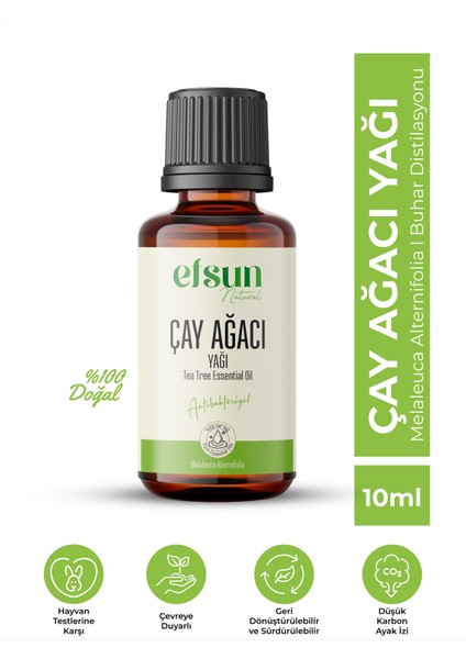 Çay Ağacı Uçucu Yağı %100 Doğal Saf 10 ml