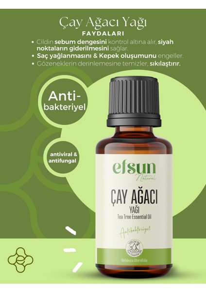 Çay Ağacı Uçucu Yağı %100 Doğal Saf 10 ml