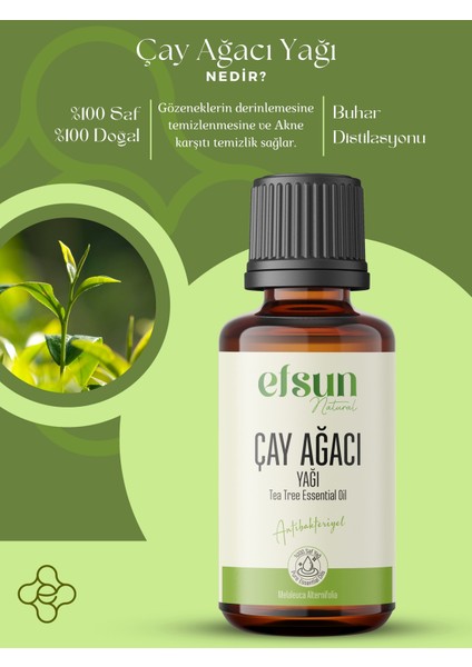 Çay Ağacı Uçucu Yağı %100 Doğal Saf 10 ml