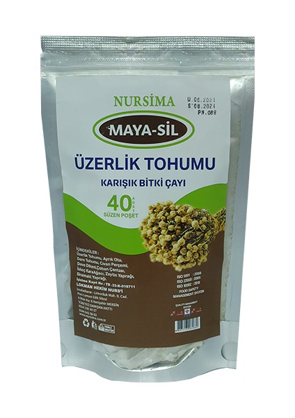 Maya-Sil Üzerlik Tohumlu Bitki Çayı 40'lı Süzen Poşet
