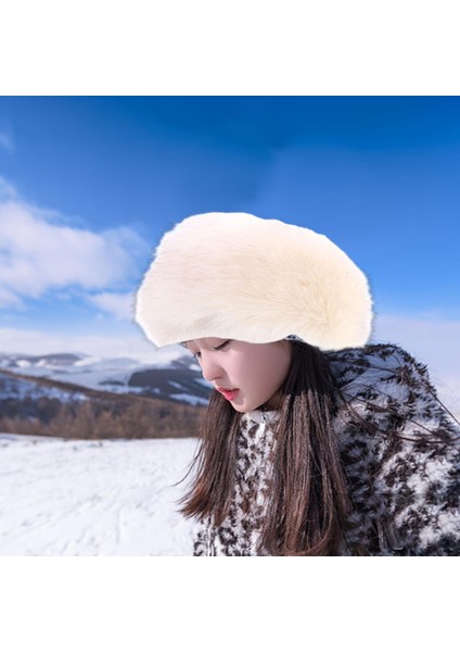 Sahte Kürklü Bandı Earmuffs Kış Earwarmer Bayanlar Kamp Earflaps Ev ile (Yurt Dışından)