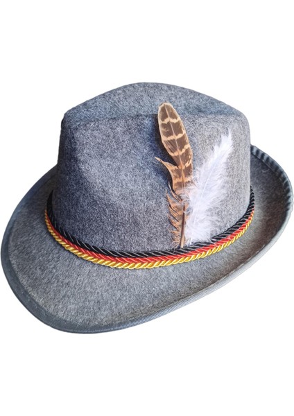 Fedora Ş Derby Dekoratif Kışlı Gri (Yurt Dışından) fırsatları